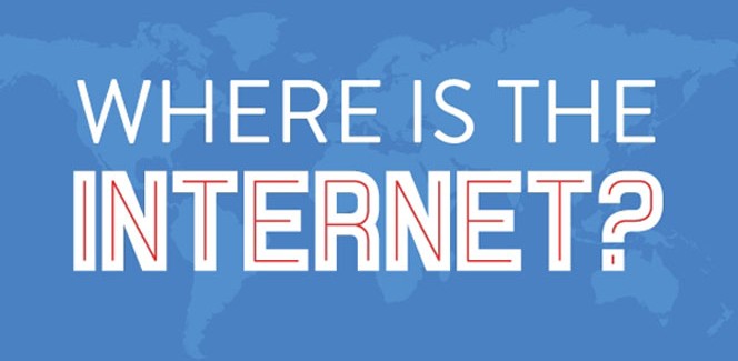 Infographic: waar is het internet?