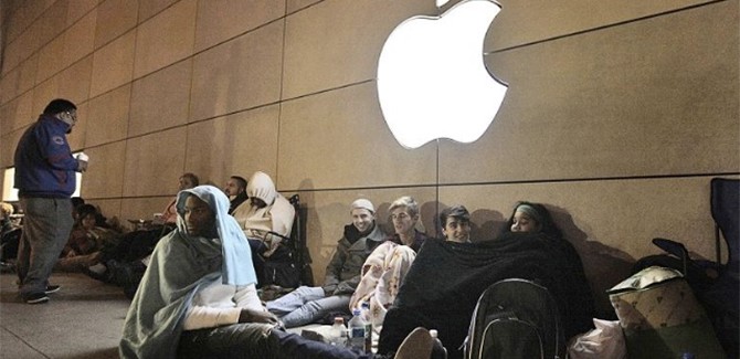 Traantje wegpinken: nooit meer rijen voor de Apple Store