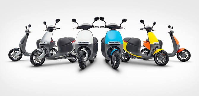 Altijd opgeladen e-scooters van Gogoro komen naar Amsterdam