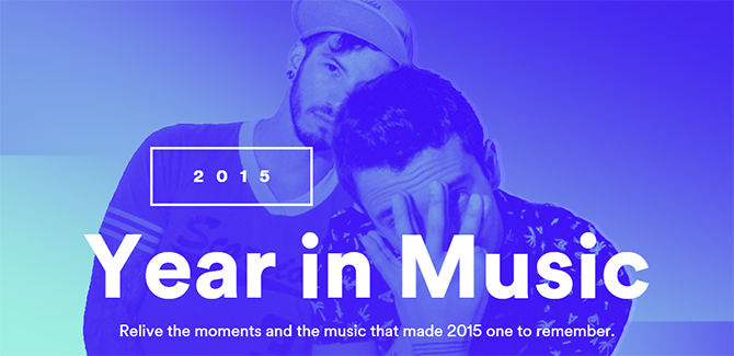 Spotify #yearinmusic 2015