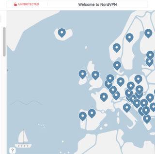 Nord VPN voorbeeld van haar programma