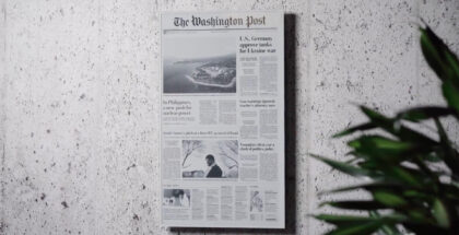 Washington Post op E ink display