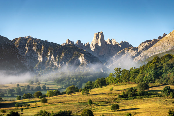 Picos de Europa gebergte in beeld