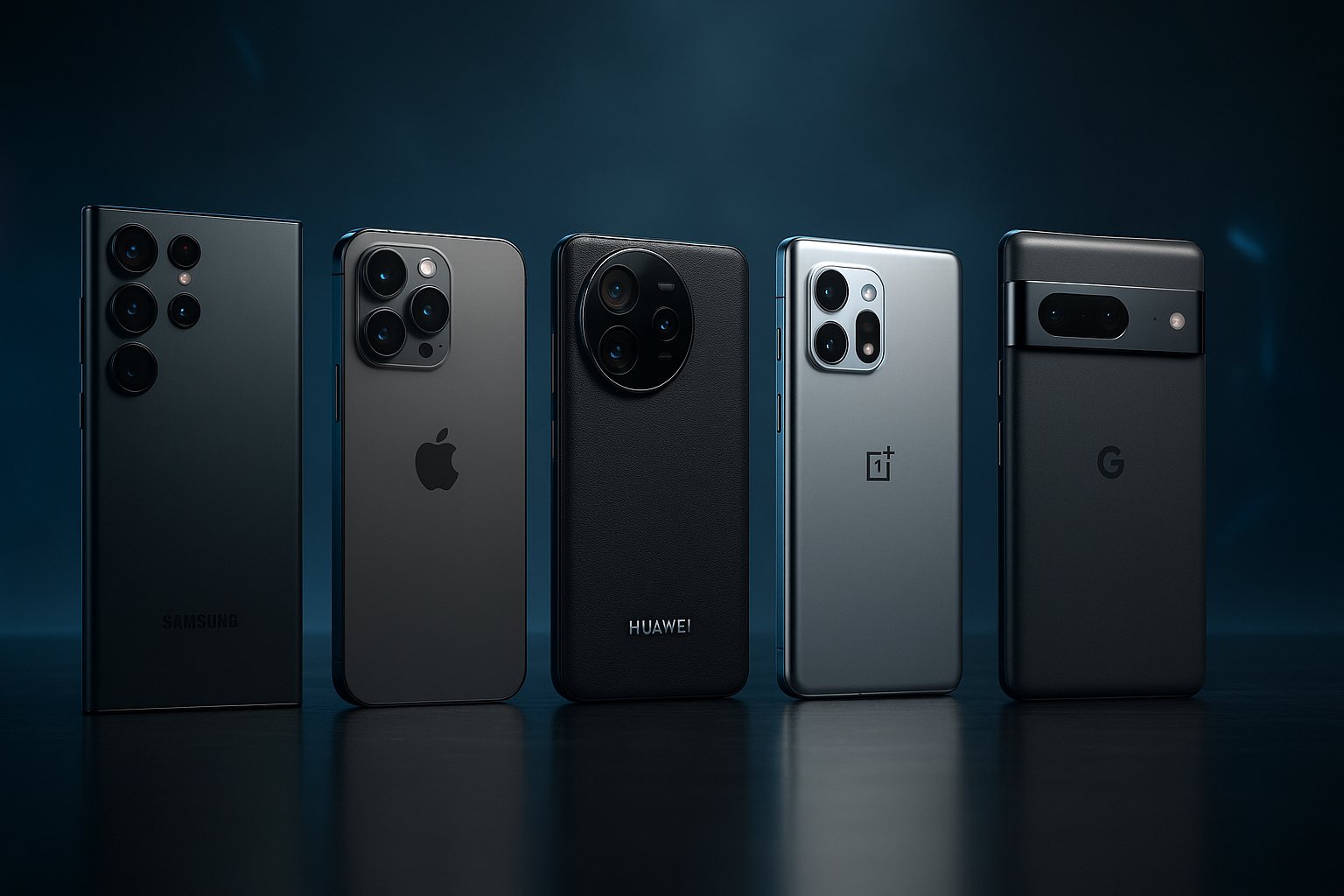 5 smartphones uit 2025.