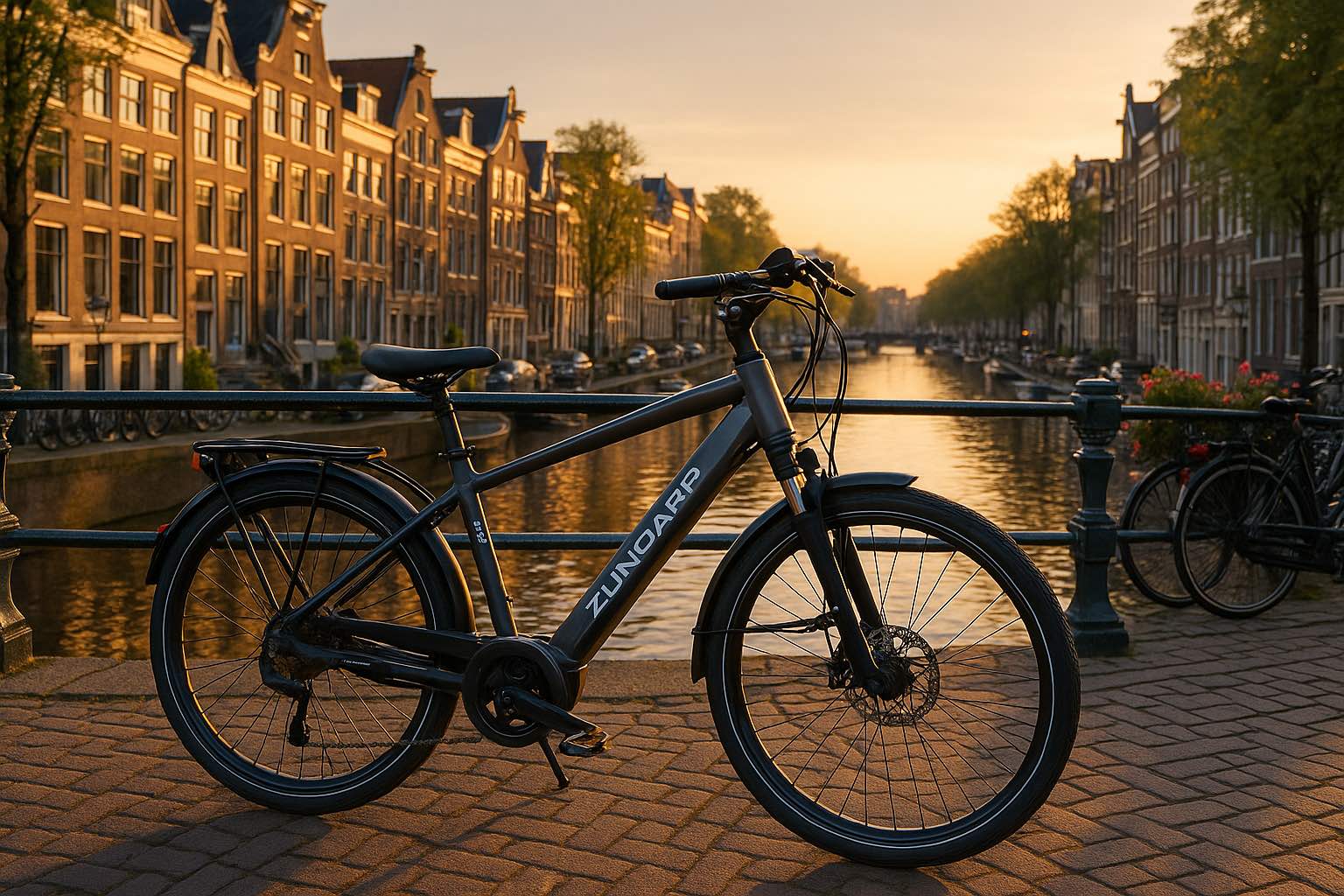 Delen Hier is je hyperrealistische, liggende shot van de Zündapp Z810 in hartje Amsterdam bij het gouden uurtje. Veel plezier ermee!