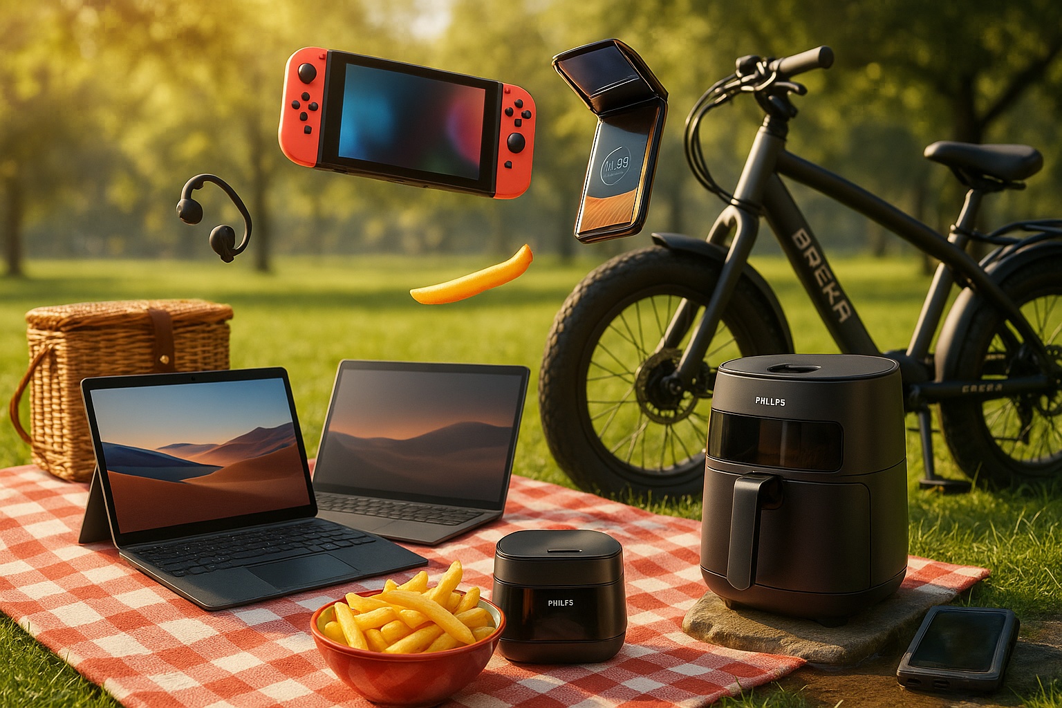 Gadgets in a field