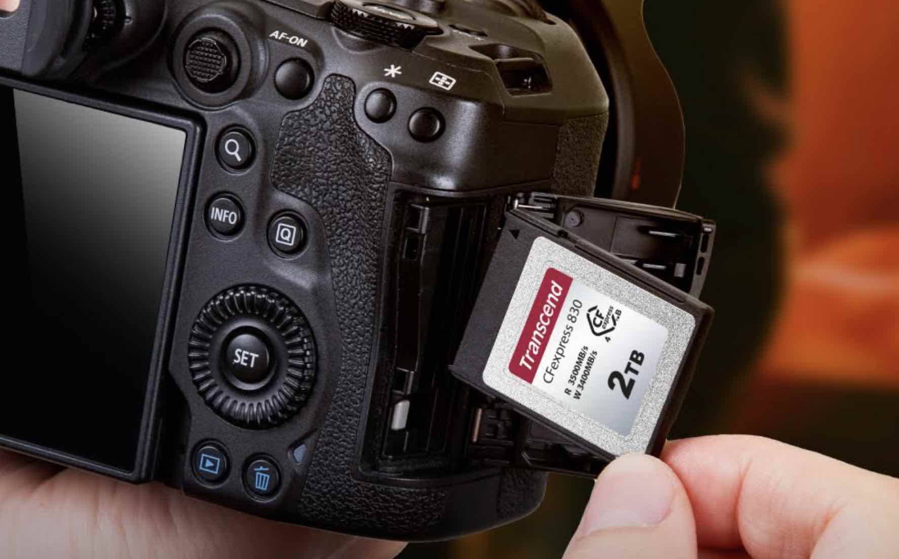 Nieuwe geheugenkaart Transcend CFexpress 830 mikt op 8K-video en topsnelheden