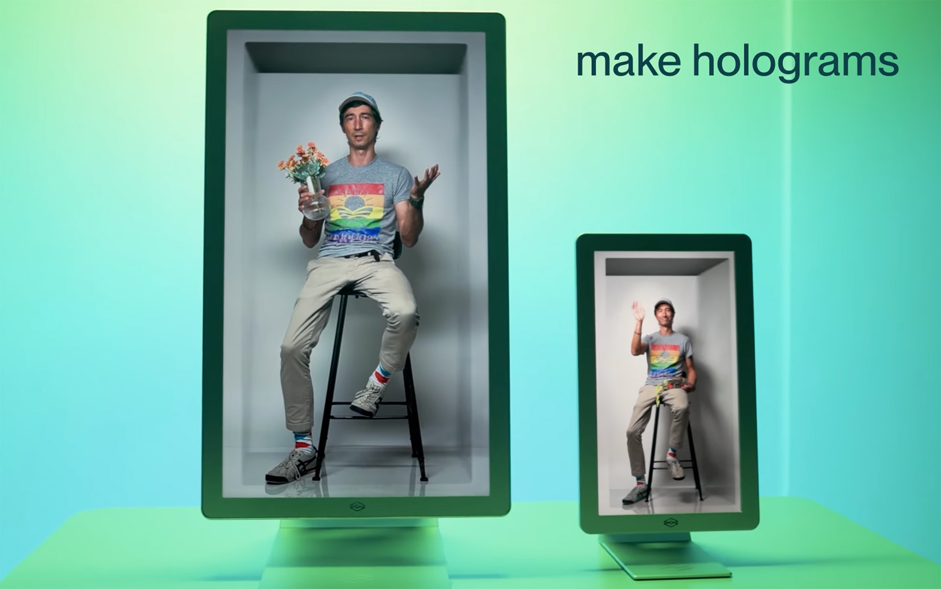 Vet of niet? Gloednieuw holografisch scherm van 86 inch wil je aandacht bijna letterlijk vasthouden