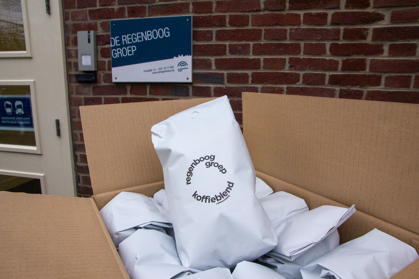 Koffiebonen van Coffee Company bij De Regenboog.