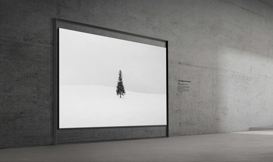 Samsung Timeless Frame met 130 Micro RGB Inch displa