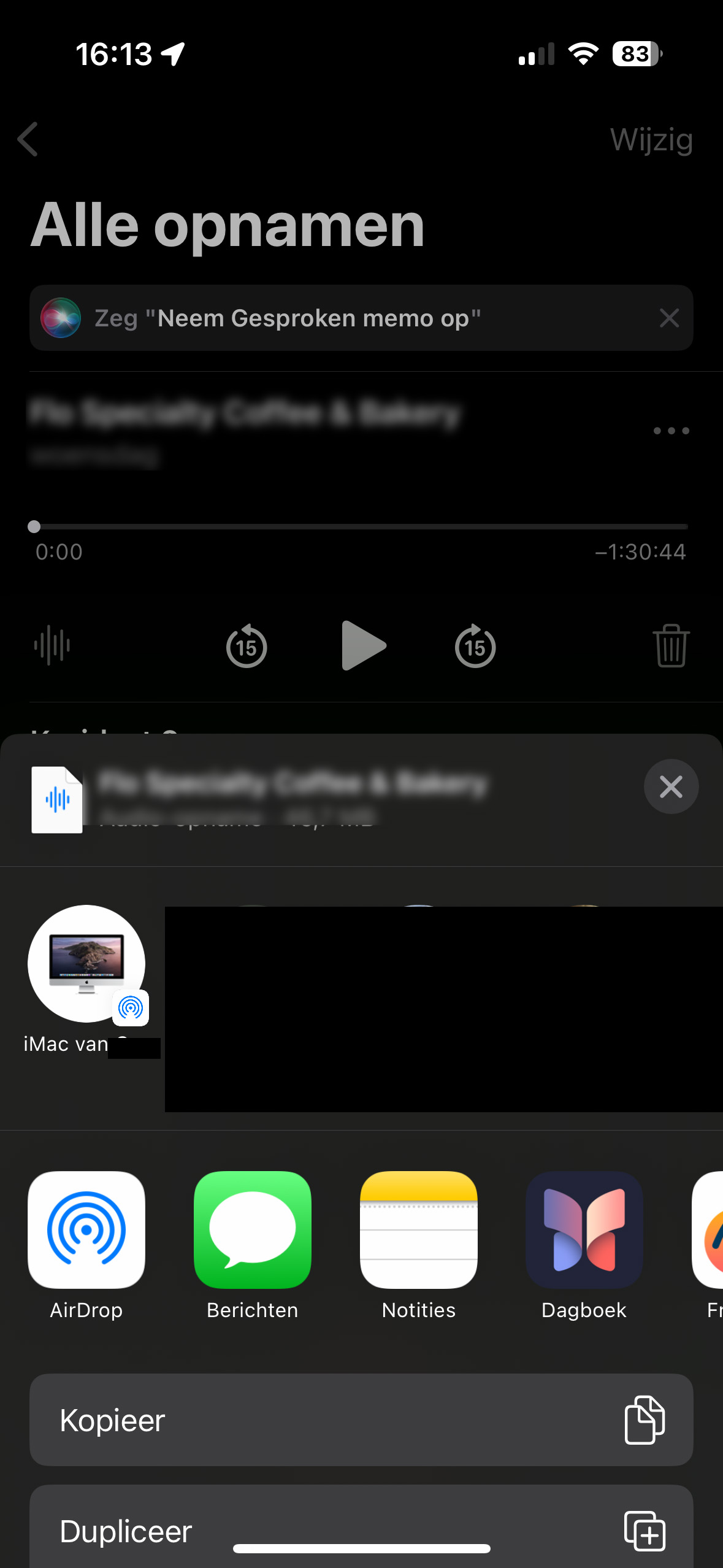 Afbeelding van exporteren van memo