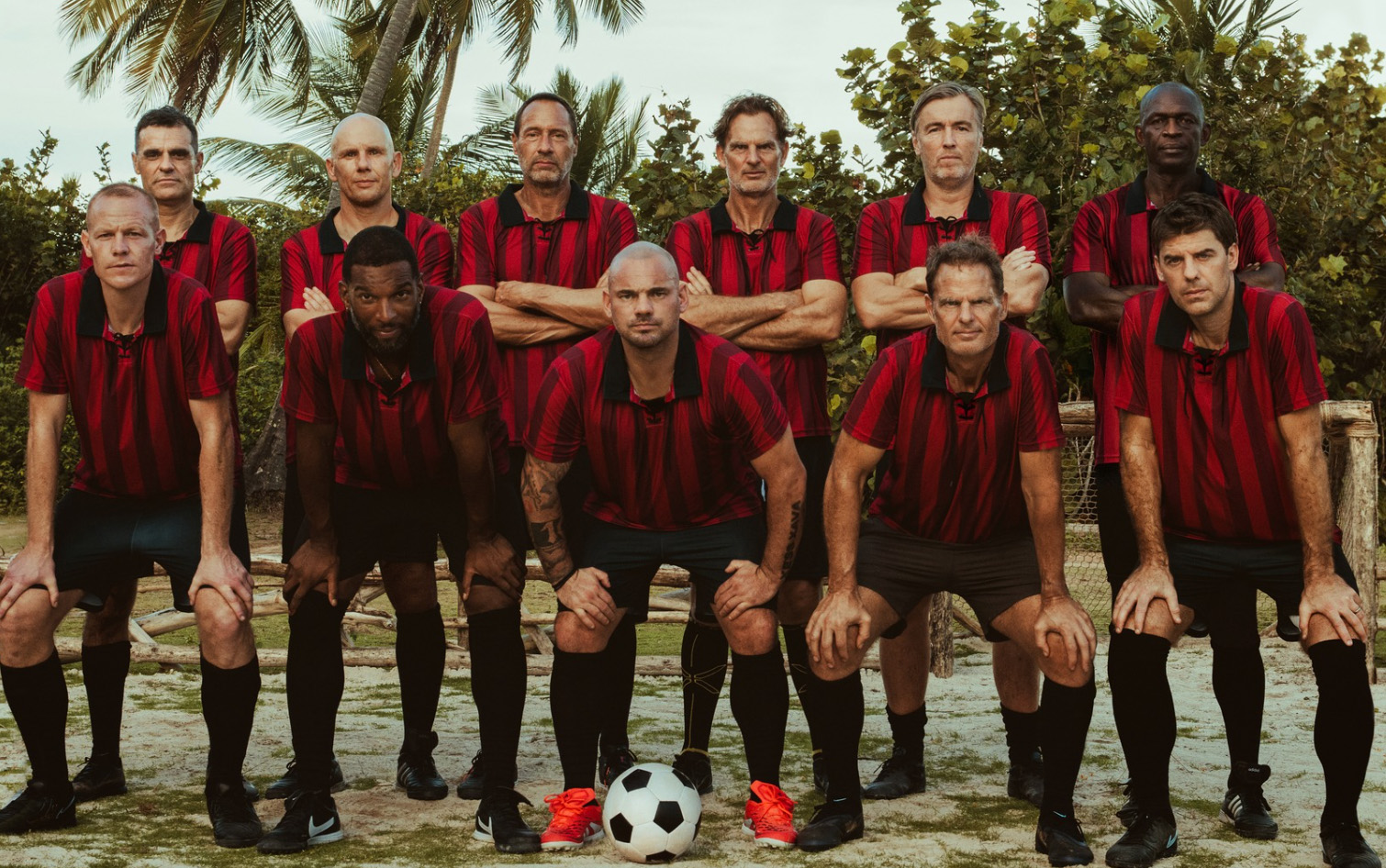 De elf spelers uit Football Island