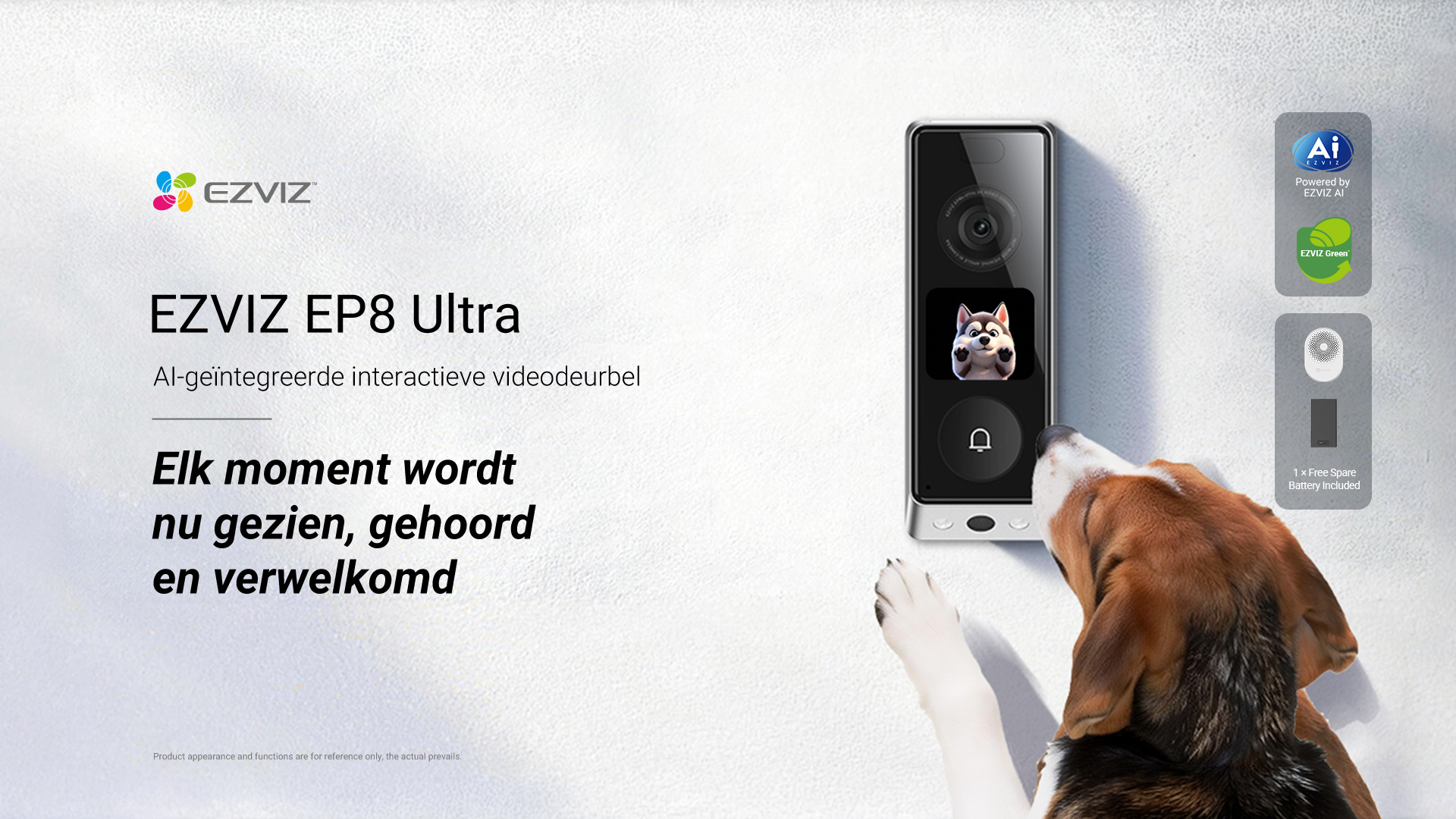 Videodeurbel die niet alleen aanbellers maar ook pakketjes in de gaten houdt