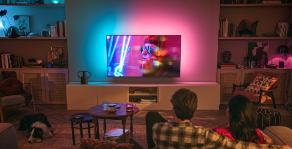 Televisie met Ambiscape