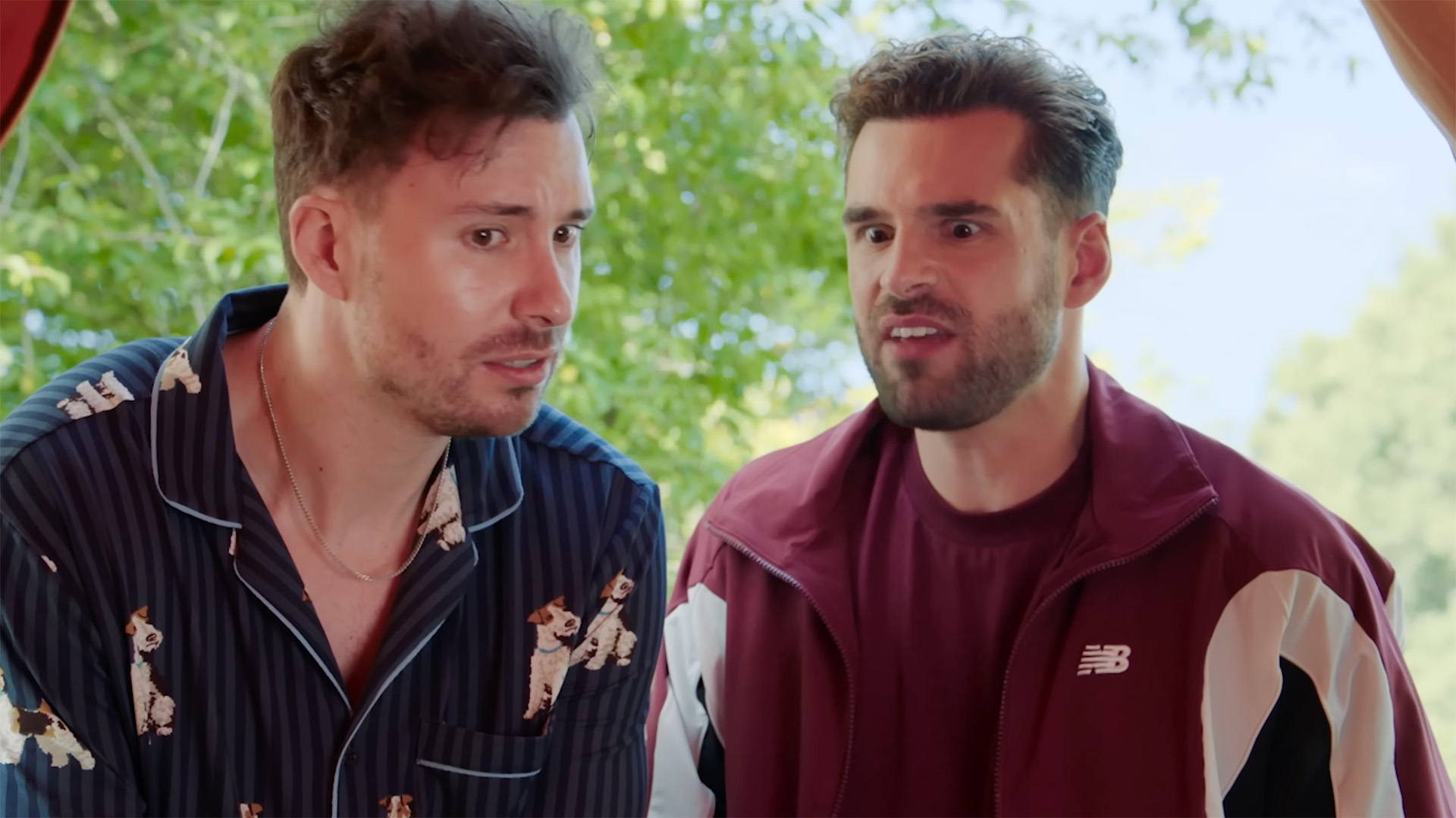 Thomas, Rutger en Paco de film.