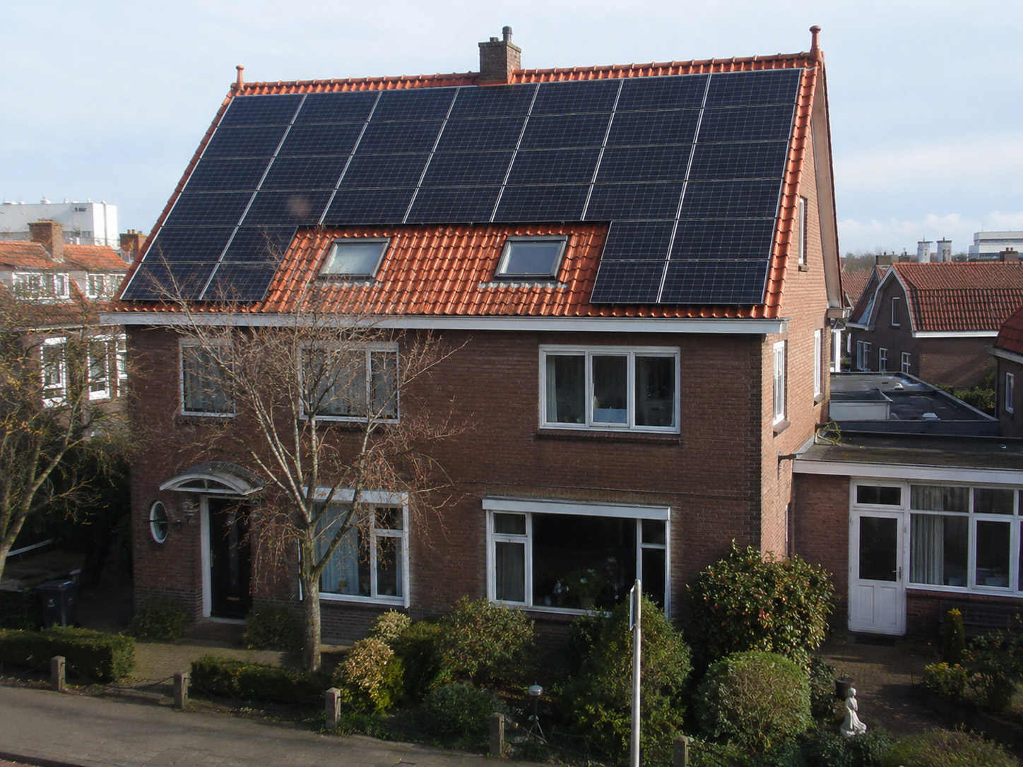 Zonnepanelen op dak