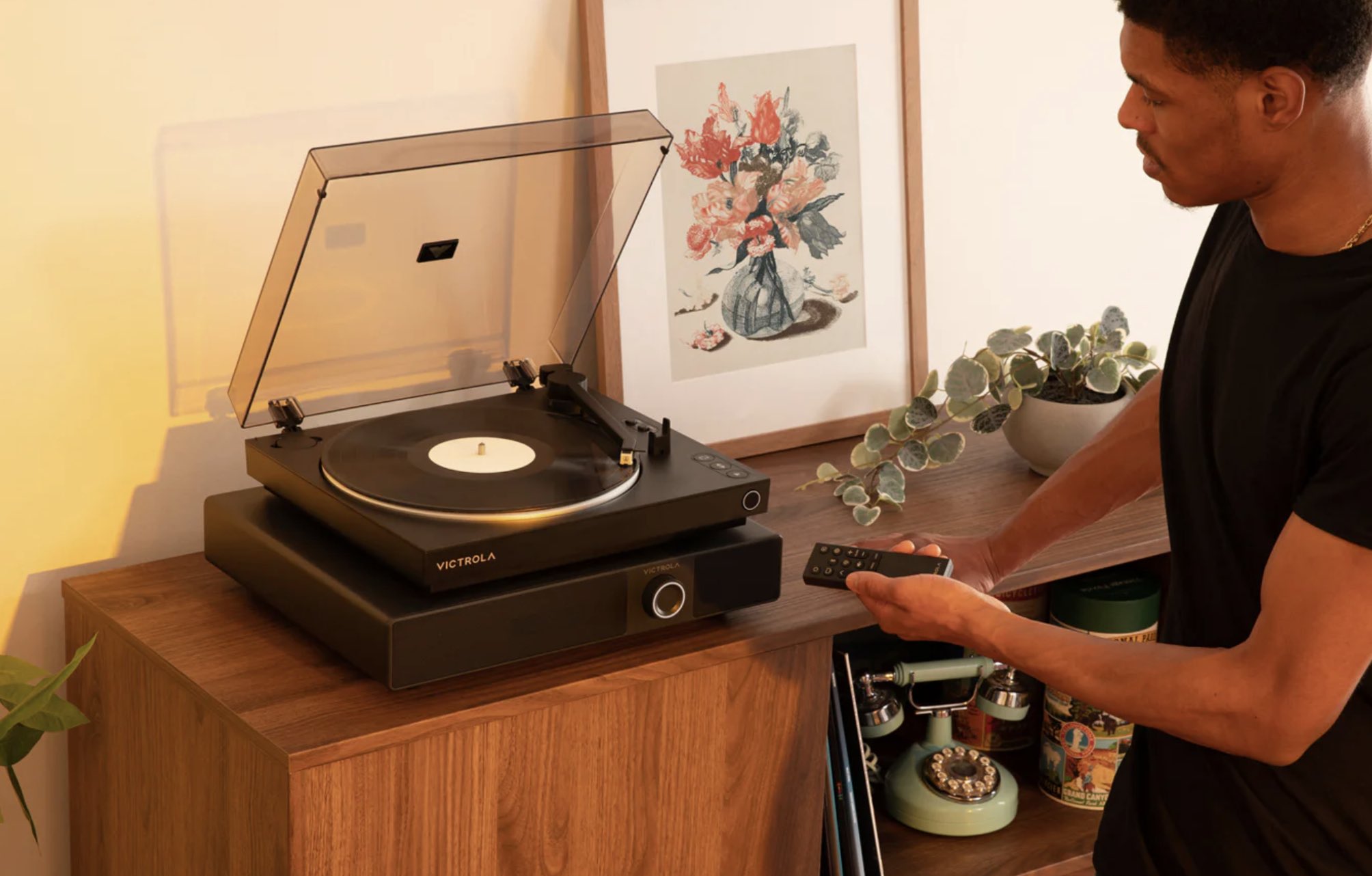 Victrola Soundstage in gebruik